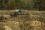 Servicemen of the First Presidential National Guard Brigade of Ukraine BUREVIY (Storm) during a practical exercise at a training ground in northern Ukraine, November 3, 2023. (Source: Getty Images)