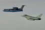 Italian Eurofighter Typhoon intercepts Russian Be-200PS amphibious aircraft. January 16, 2026. (Photo: NATO Air Command)