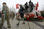Veterans of the Russian special forces lay flowers at a monument to Russian military special forces servicemen as they mark their professional day in Saint Petersburg on October 24, 2025. (Source: Getty Images)