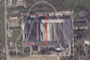 Satellite imagery shows damage to the roof of a Yandex data center in Sasovo, Russia’s Ryazan region, following a Ukrainian strike on October 8, 2026. (Source: Planet Labs)