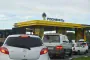 Illustrative photo: Cars queue at a Rosneft gas station in Russia. (Photo: open source)