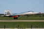 Russian Su-57 fighter jet taking off with an S-71K “Kover” cruise missile mounted under the fuselage. Illustrative photo. (Source: UNITED24 Media)