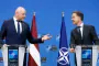 Latvian Prime Minister Andris Kulbergs and NATO Secretary General Mark Rutte during a joint press point in Brussels on June 17, 2026. (Source: NATO website)