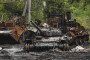 Illustrative image. A destroyed Russian tank and armoured personnel carriers on the outskirts of Izyum, Kharkiv region, on September 14, 2022. (Source: Getty Images)