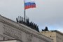 A Pantsir-S1 air defense system mounted on the roof of Russia’s Defense Ministry building in Moscow, March 2023. (Source: Getty Images)