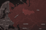 Infographic map illustrating a nearly 2,000 km distance from Ukraine into central Russia, highlighting the extent of recent air raid alerts. (Source: UNITED24 Media)
