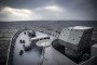 Patrol ship HMS Carlskrona, on open water near Karlskrona, Sweden, as part of the NATO Baltic Sea patrol mission, the Baltic Sentry, on February 4, 2025. (Source: Getty Images)