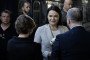 Belarusian opposition leader and head of the United Transitional Cabinet of the Belarusian democratic opposition, Sviatlana Tsikhanouskaya, arrives in Kyiv on May 25, 2026.