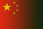 Illustrative image of digital code overlaid with the Chinese flag. (Source: Getty Images)