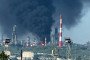Aftermath of a drone strike on the Syzran oil refinery in Russia’s Samara region, May 21, 2026.