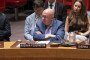 Ambassador Vassily Nebenzia of Russia attends Security Council meeting at UN Headquarters. (Source: Getty Images)