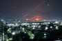 A massive fire glows over the cityscape following a Ukrainian drone strike on the Syzran Oil Refinery in Russia’s Samara region. (Source: OSINT channel Exilenova+)