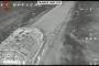 Russian TOS-1A “Solntsepyok” moments before being struck, captured from drone footage released by Ukraine’s 129th Brigade. (Source: 129th Brigade)