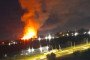 Fire at a military facility near Russia’s Engels-2 strategic air base, July 25, 2026. (Source: Astra)