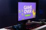 The inscription "GAME OVER" on the monitor of the gaming computer. Illustrative image. (Source: Getty Images)