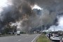 Black smoke billows from the area of Gazprom Neftâs Moscow oil refinery, located on the southeastern outskirts of Moscow, on June 18, 2026. Ilustrative photo. (Source: Getty Images)