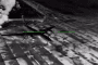 A Russian Tu-142 maritime patrol aircraft moments before being struck by a Ukrainian drone near Taganrog, Russia, on May 30, 2026. (Source: Madyar)