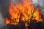 A house burns after a Russian guided aerial bomb strike on Zaporizhzhia on July 13, 2026. The attack injured seven people, including a four-year-old girl. (Source: Zaporizhzhia Regional Military Administration)