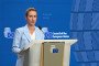 Kaja Kallas, the EU’s High Representative for Foreign Affairs, is holding a press conference at the European Council building following a meeting of the foreign ministers of the EU member states. (Source: Getty Images)