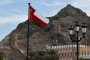A view of the Al Jalali Fort as Omani flag is seen in Muscat, Oman. (Source: Getty Images)