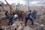 Emergency responders work at the site of a collapsed apartment building in Kyiv following Russia's overnight missile and drone strike on July 6, 2026. (Source: State Emergency Service)
