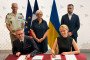 Signing ceremony for the agreement between Brave1 and the French Defense Innovation Agency, June 2026.