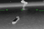 Russian shadow fleet tankers moments before Ukrainian drone strikes in the Sea of Azov, July 7, 2026.