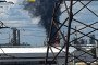 Smoke rising from a Lukoil-Permnefteorgsintez refinery in Russia’s Perm region, July 29, 2026.