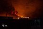 A warehouse facility burns at night in Kyiv following a Russian ballistic missile strike. (Source: State Emergency Service of Ukraine)