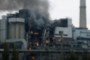 Damage and fire at the Kherson Combined Heat and Power Plant following a Russian guided aerial bomb strike on August 26, 2026. (Source: Naftogaz Group)