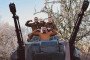 Junior Sergeant Mykola with his crew on a Gepard (Cheetah) air defense system.