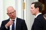 Kirill Dmitriev, Putin’s economic envoy and head of the Russian Direct Investment Fund, and US President Donald Trump’s son-in-law and envoy Jared Kushner ahead of a meeting with Vladimir Putin at the Kremlin in Moscow on January 22, 2026. (Source: Getty