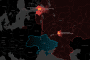 Map of the Ukrainian strikes.