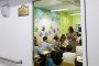 A teacher gives a lesson at a newly opened underground school in the Slobidskyi district of Kharkiv, Ukraine, on May 4, 2026. (Source: Getty Images)