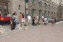 Protest against the resignation of Defense Minister Fedorov. (Photo: Suspilne Lviv/Iryna Hrytsan)