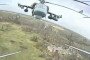 Russian Ka-52 attack helicopter moments before Ukrainian FPV drone strike, March 20, 2026. (Source: ukrbavovna/Telegram)