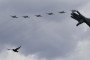 Russian Sukhoi SU-25 fighter jets fly above Moscow during the general rehearsal of the Victory Day military parade on May 7, 2025. Illustrative photo. (Source: Getty Images)