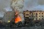 The aftermath of a Russian FAB-500 aerial bomb strike on a residential building in Sloviansk, Donetsk region, on August 31, 2026. (Source: Donetsk Regional Prosecutor’s Office)