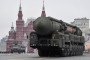 A Russian Yars RS-24 intercontinental ballistic missile system drives during the Victory Day military parade at Red Square in Moscow on May 9, 2015. Illustrative photo. (Source: Getty Images)