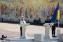 European Commission President Ursula von der Leyen and Ukrainian President Volodymyr Zelenskyy. (Source: Getty Images)