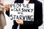 Demonstrators gather in Brussels, on September 28, 2026, to support residents of Oleshky and other Ukrainian territories under Russian occupation. (Source: Getty Images)