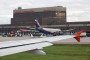 Passenger aircraft operated by OAO Aeroflot stand near the Terminal F building at Sheremetyevo airport in Moscow, Russia. (Source: Getty Images)