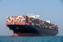 Illustrative image: a cargo ship anchored on May 16, 2026 in the Strait of Hormuz near Larak Island, Iran. (Source: Getty Images)