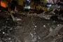 A crater caused by a Russian missile strike. (Source: Social media)