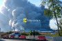 Smoke rising from a Russian Wildberries logistics hub in Kotovsk, Tambov region, August 26, 2026.