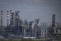 The Russian oil producer Gazprom Neft's Moscow oil refinery on the south-eastern outskirts of Moscow. (Source: Getty Images)