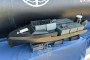 Model of the Ukrainian Triton unmanned surface vessel displayed at the Eurosatory 2026 defense exhibition in Paris. (Source: Militarnyi)