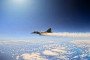Brazilian Gripen fighter jet firing a Meteor missile during a test, 2025.