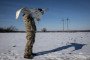 A member of the “Taifun” special operations unit of unmanned systems of the National Guard of Ukraine prepares to launch a reconnaissance drone in Kharkiv Region, Ukraine. Illustrative photo. (Source: Getty Images)