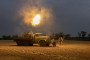 Ukrainian servicemen of the 59th brigade mobile air defense unit fire a Soviet made ZU-23 anti-aircraft twin autocannon towards a Russian drone during an air attack near Pavlograd, Dnipropetrovsk region on July 19, 2025. Illustrative photo. (Source: Getty